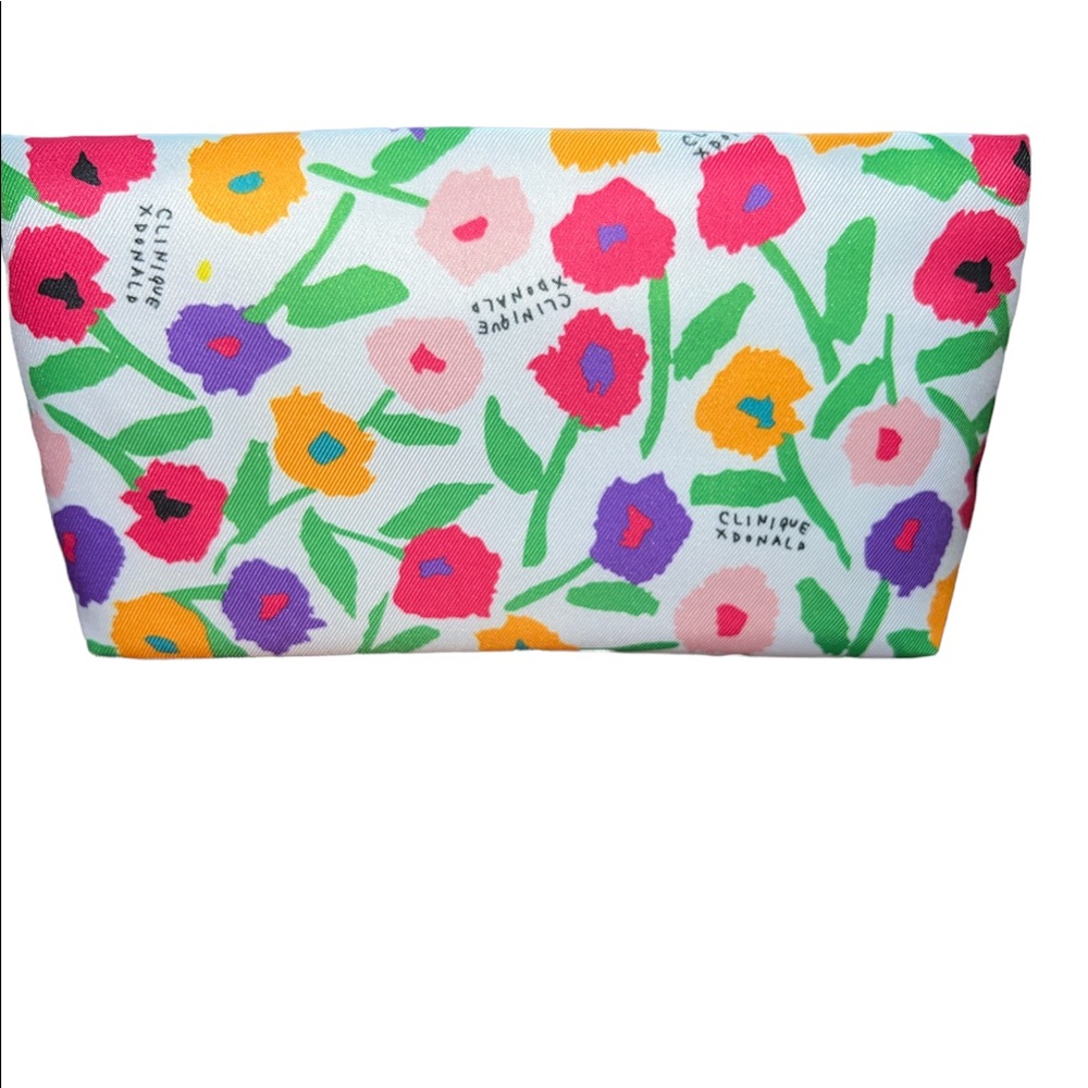 Clinique Small Make Up Cosmetic Bags Floral and Lips 3 - Picture 9 of 10